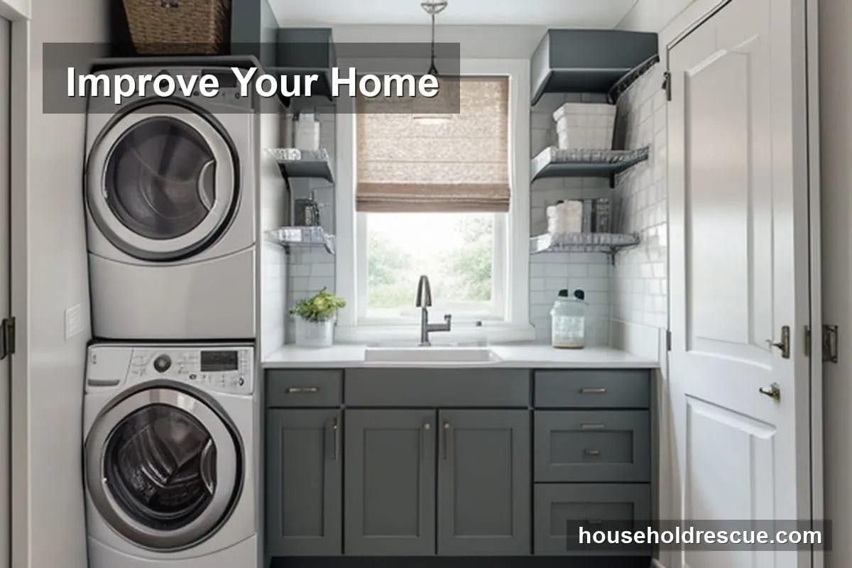 Transform Your Laundry Room with Space-Saving Storage Solutions