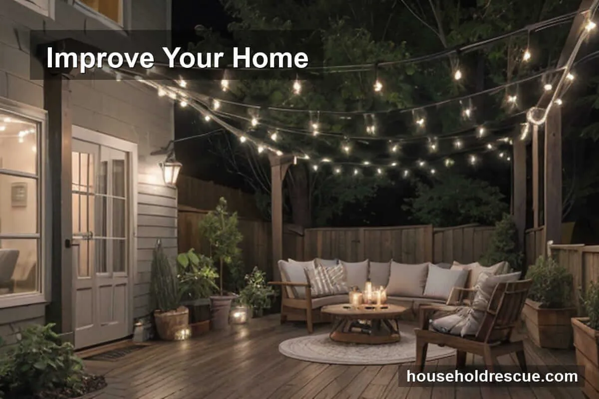 How to Transform Your Patio with String Lights for a Magical Outdoor Space