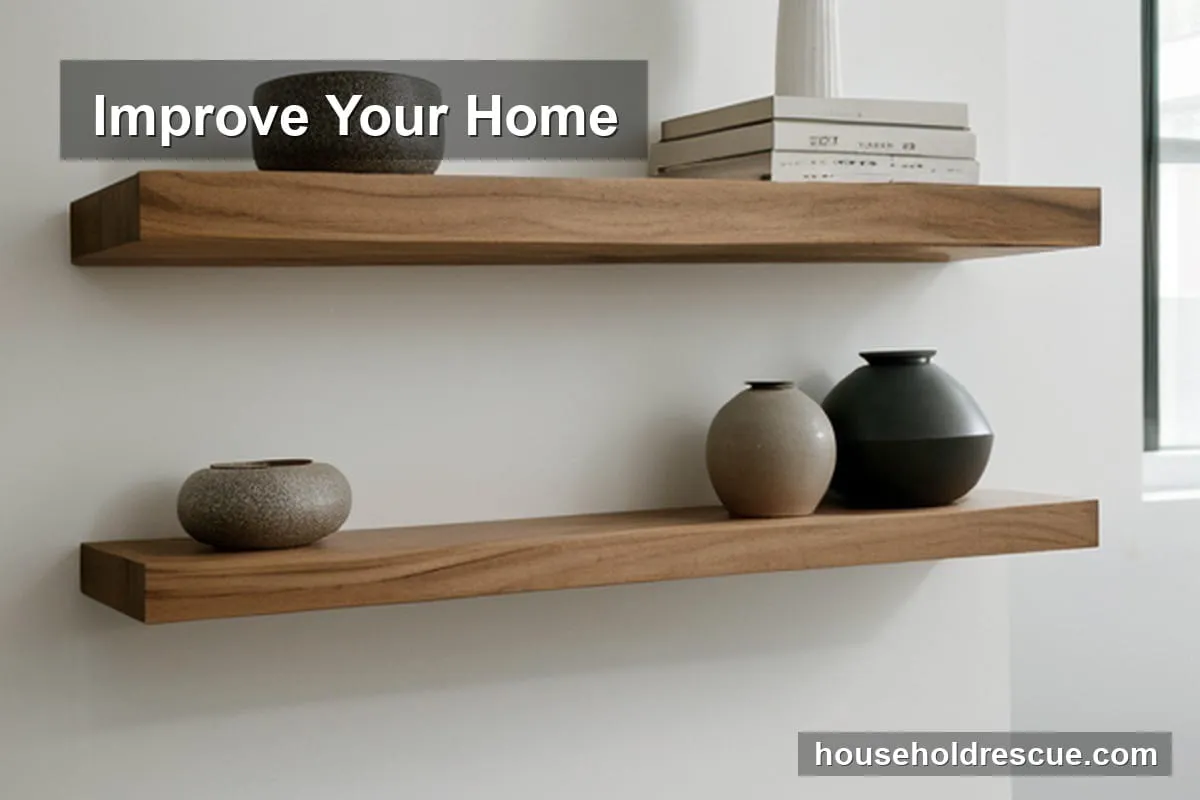 How to Style Floating Shelves Without Clutter for a Clean, Elegant Look