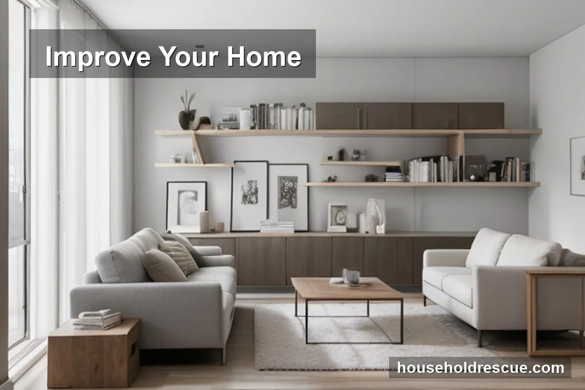 Smart Wall Storage Ideas for Contemporary Living Rooms Blending Style and Utility