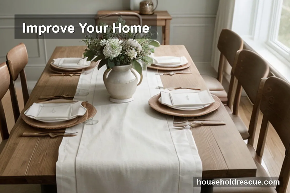 Table Runners and Placemats: Elevating Your Dining Room Style