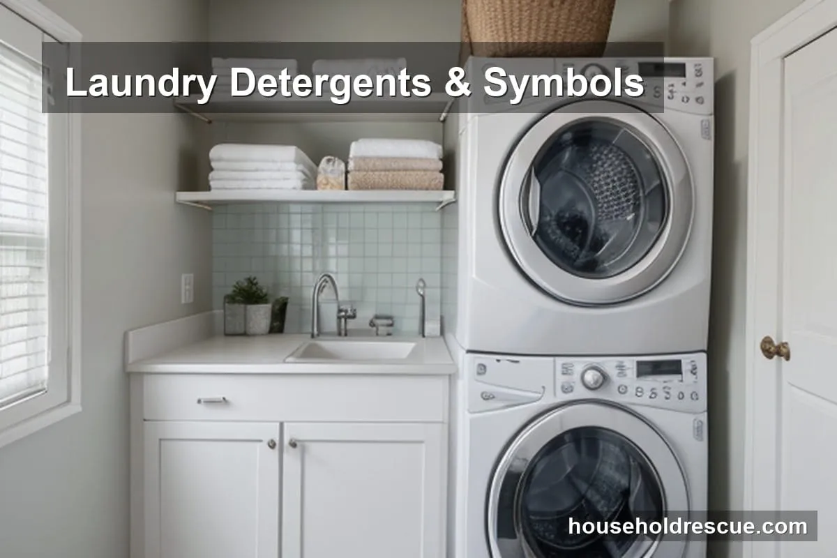 Laundry Detergents & Symbols