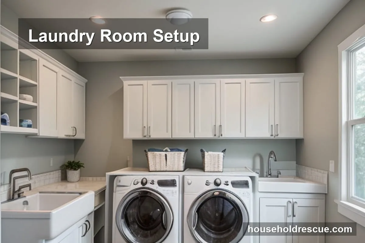 Laundry Room Setup